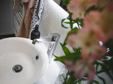 Detaljbild badrum